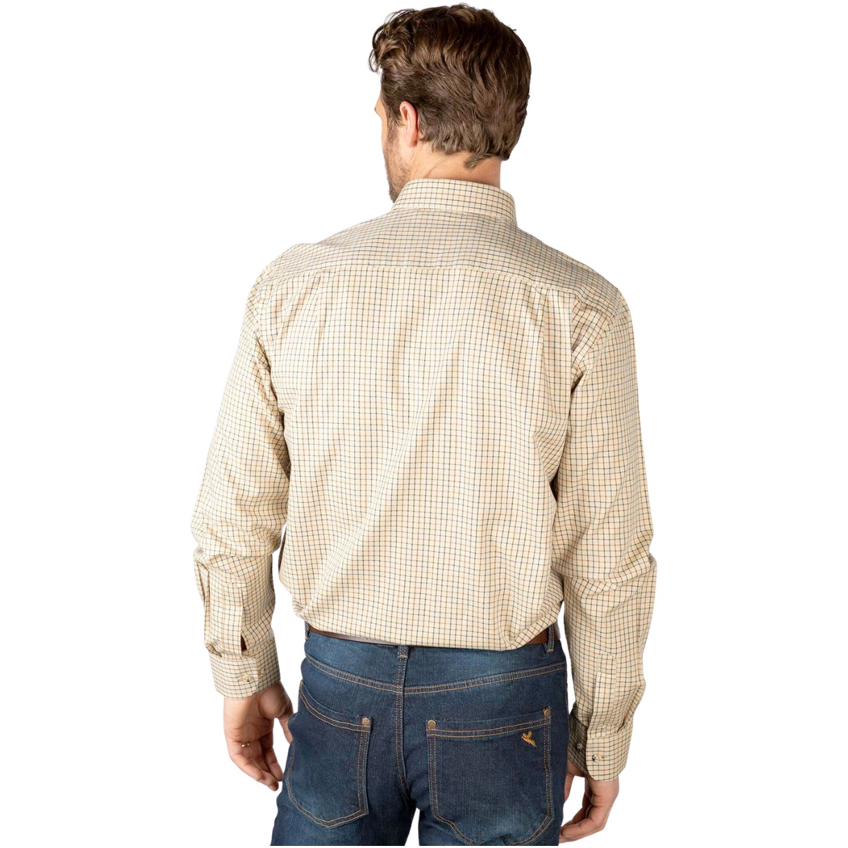 2025 Rydale Herren Lang Ärmel Shirt 412216 - Poacher Beige